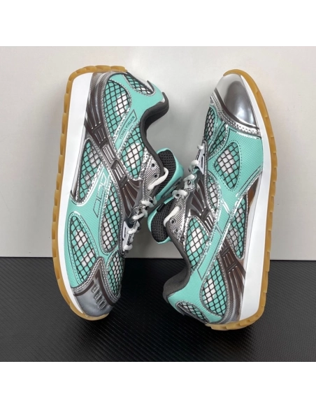 Bottega Veneta Orbit Sneaker - Green Oasis Espresso,BOTTEGA VENETA SNEAKERS,More Brands