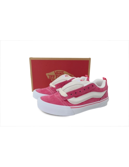 premium reps Vans Knu-Skool Retro Pink VN0009QCBJ1 sneakers at Shoes Official. Shop iconic styles from top brands