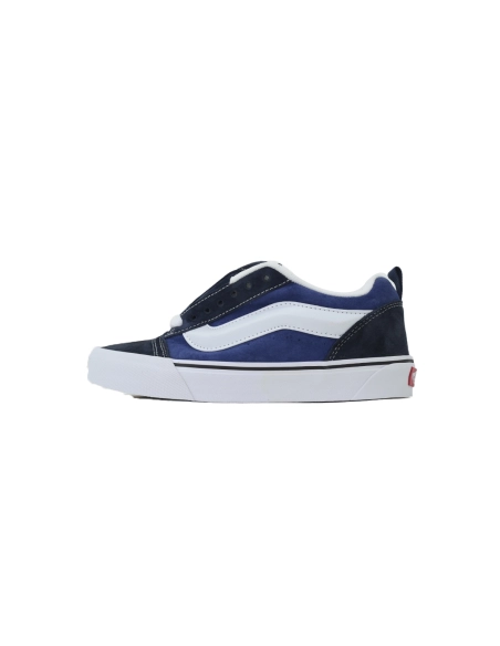 premium reps Vans Knu-Skool Navy White VN0009QC6BP sneakers at Shoes Official. Shop iconic styles from top brands