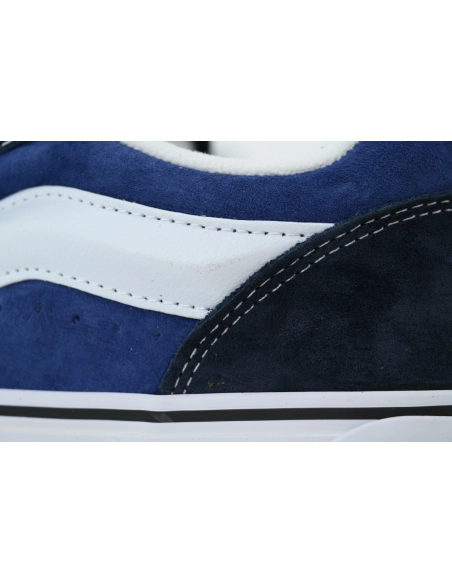premium reps Vans Knu-Skool Navy White VN0009QC6BP sneakers at Shoes Official. Shop iconic styles from top brands