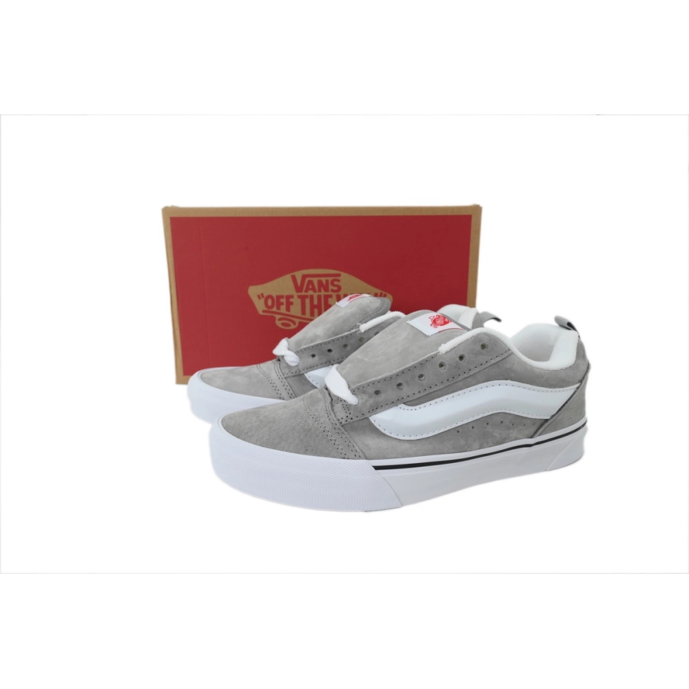 premium reps Vans Knu-Skool Light Grey VN000D75GRY sneakers at Shoes Official. Shop iconic styles from top brands