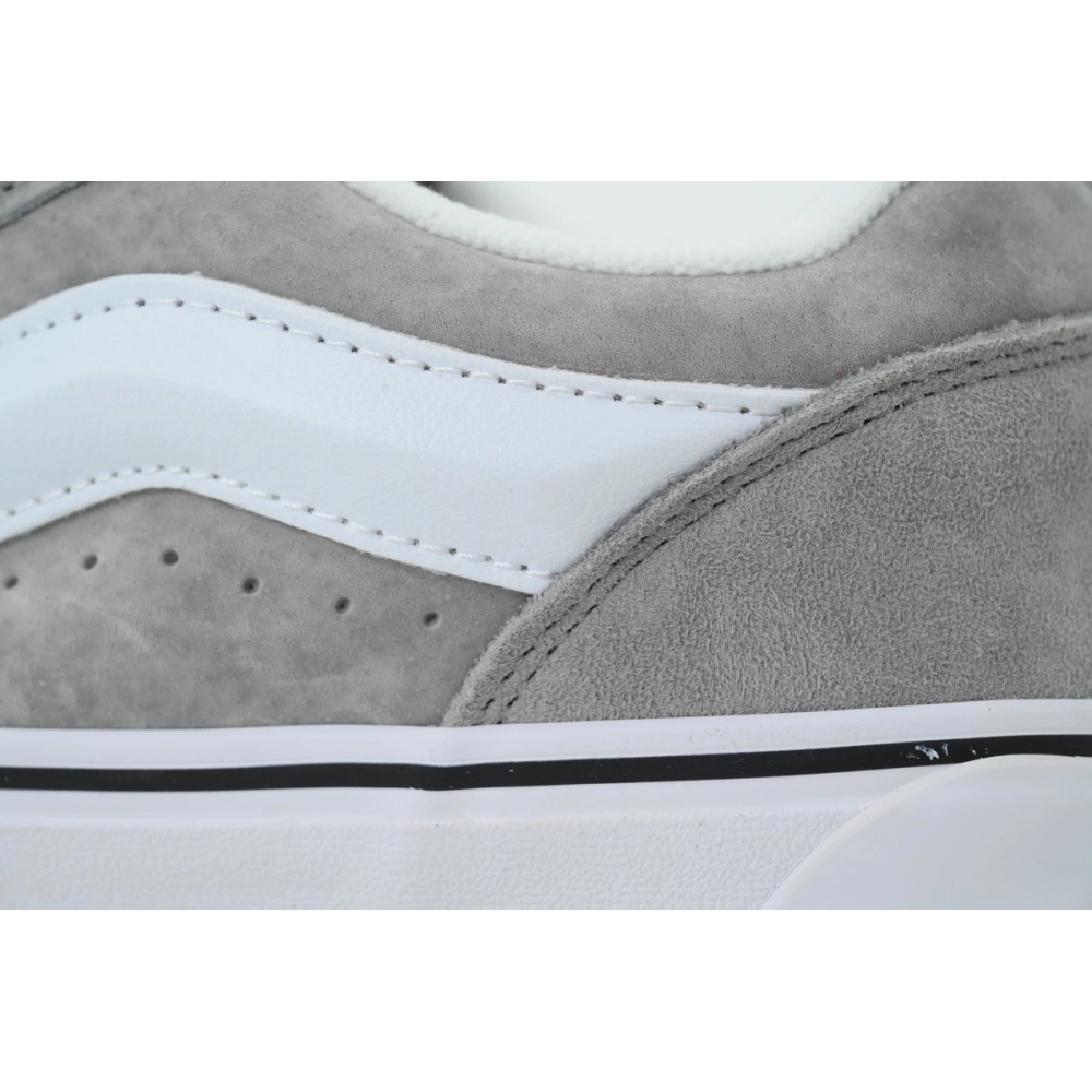 premium reps Vans Knu-Skool Light Grey VN000D75GRY sneakers at Shoes Official. Shop iconic styles from top brands