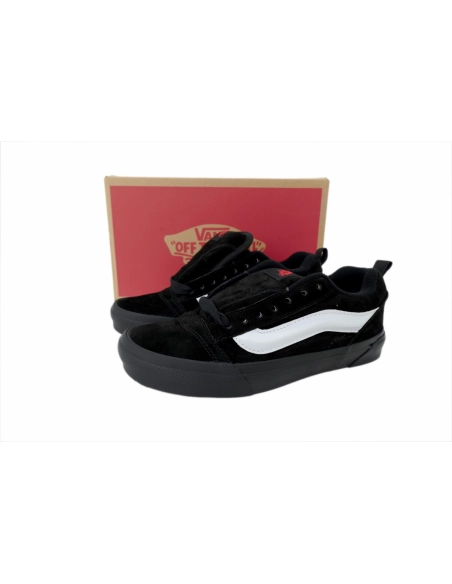 premium reps Vans Knu-Skool Black VN0009QCBMA sneakers at Shoes Official. Shop iconic styles from top brands
