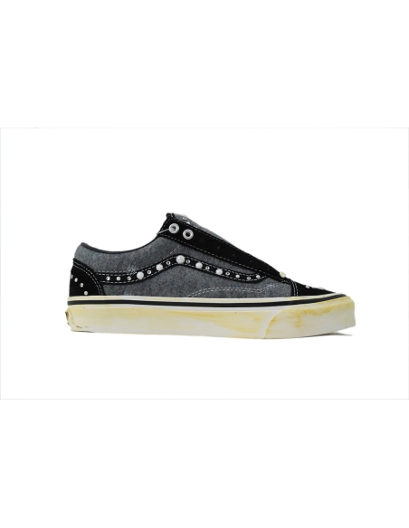 premium reps SATOSHI NAKAMOTO x Vans Old Skool Reissue 36 Speckled Moving Blanket Grey sneakers at Shoes Official. Shop iconic s