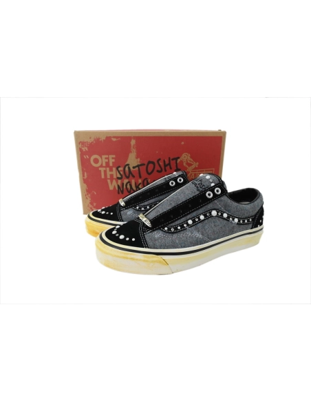 premium reps SATOSHI NAKAMOTO x Vans Old Skool Reissue 36 Speckled Moving Blanket Grey sneakers at Shoes Official. Shop iconic s