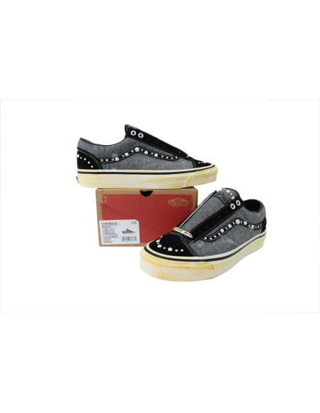 premium reps SATOSHI NAKAMOTO x Vans Old Skool Reissue 36 Speckled Moving Blanket Grey sneakers at Shoes Official. Shop iconic s