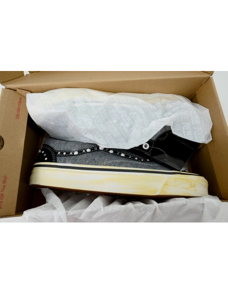 premium reps SATOSHI NAKAMOTO x Vans Old Skool Reissue 36 Speckled Moving Blanket Grey sneakers at Shoes Official. Shop iconic s