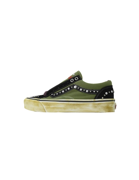 premium reps SATOSHI NAKAMOTO x Vans Old Skool Reissue 36 Pearlized Army sneakers at Shoes Official. Shop iconic styles from top
