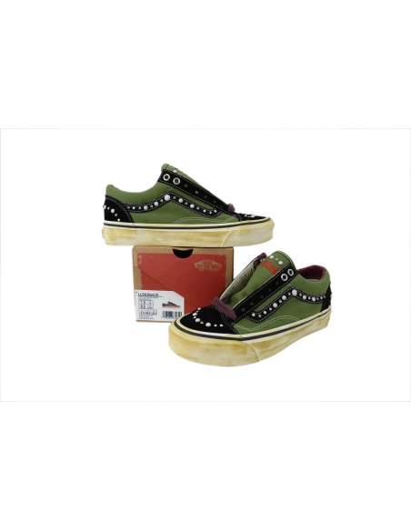 premium reps SATOSHI NAKAMOTO x Vans Old Skool Reissue 36 Pearlized Army sneakers at Shoes Official. Shop iconic styles from top