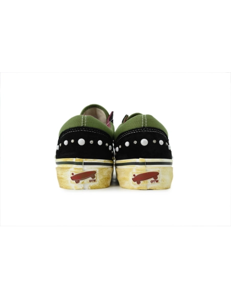 premium reps SATOSHI NAKAMOTO x Vans Old Skool Reissue 36 Pearlized Army sneakers at Shoes Official. Shop iconic styles from top