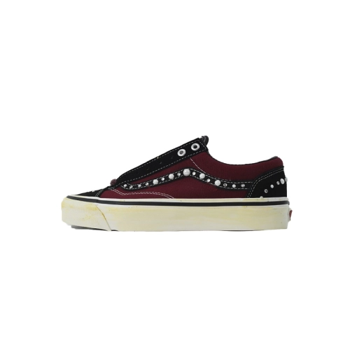 premium reps SATOSHI NAKAMOTO x Vans Old Skool Reissue 36 Pearlized Port Royale Comple x Con Exclusive sneakers at Shoes Officia
