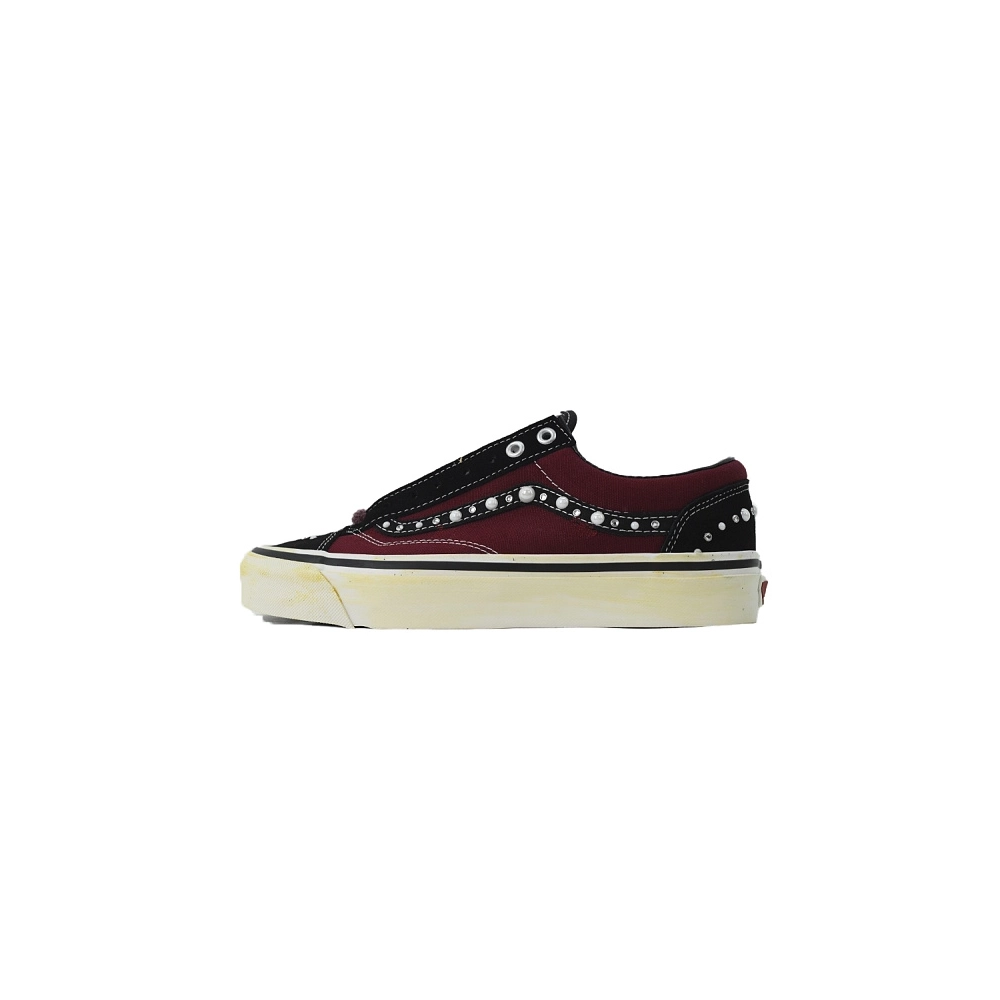 premium reps SATOSHI NAKAMOTO x Vans Old Skool Reissue 36 Pearlized Port Royale Comple x Con Exclusive sneakers at Shoes Officia