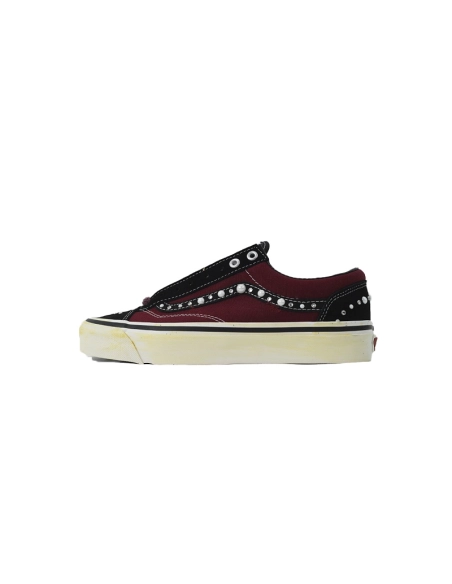 premium reps SATOSHI NAKAMOTO x Vans Old Skool Reissue 36 Pearlized Port Royale Comple x Con Exclusive sneakers at Shoes Officia