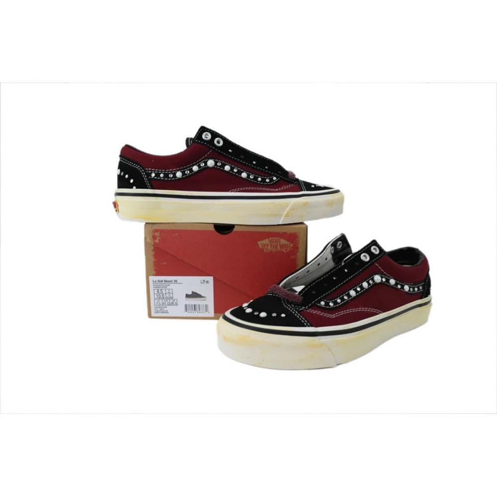 premium reps SATOSHI NAKAMOTO x Vans Old Skool Reissue 36 Pearlized Port Royale Comple x Con Exclusive sneakers at Shoes Officia