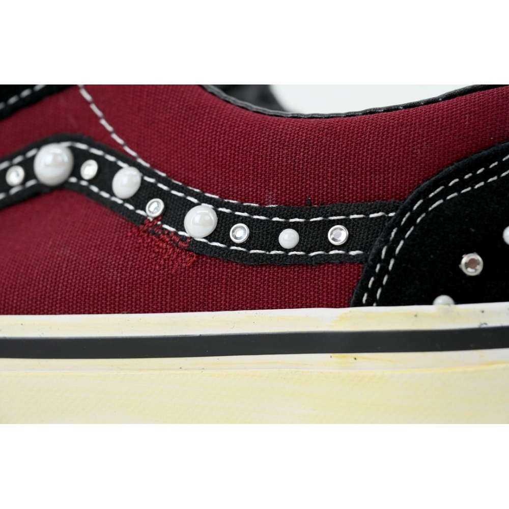 premium reps SATOSHI NAKAMOTO x Vans Old Skool Reissue 36 Pearlized Port Royale Comple x Con Exclusive sneakers at Shoes Officia