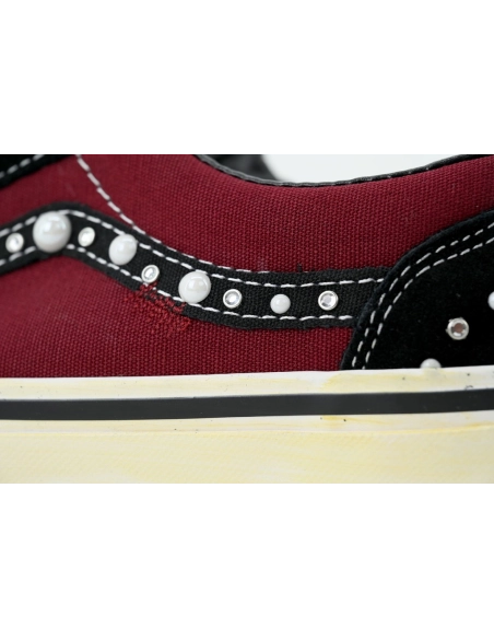 premium reps SATOSHI NAKAMOTO x Vans Old Skool Reissue 36 Pearlized Port Royale Comple x Con Exclusive sneakers at Shoes Officia