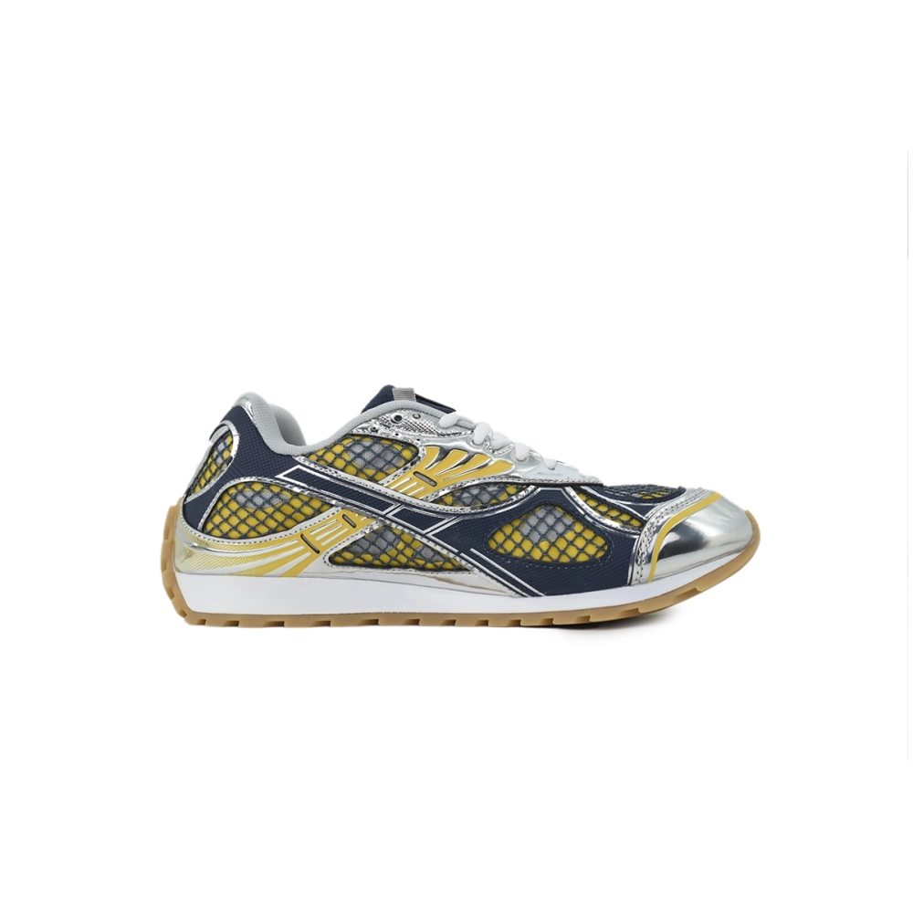 premium reps Bottega Veneta Orbit Denim Blue sneakers at Shoes Official. Shop iconic styles from top brands