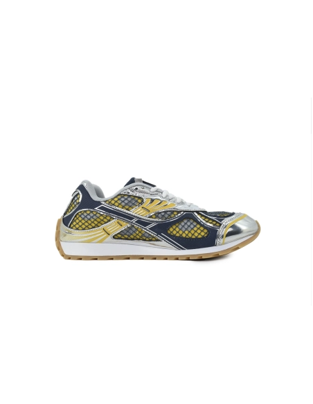 premium reps Bottega Veneta Orbit Denim Blue sneakers at Shoes Official. Shop iconic styles from top brands