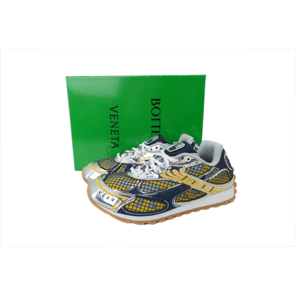 premium reps Bottega Veneta Orbit Denim Blue sneakers at Shoes Official. Shop iconic styles from top brands