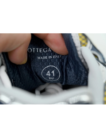 premium reps Bottega Veneta Orbit Denim Blue sneakers at Shoes Official. Shop iconic styles from top brands