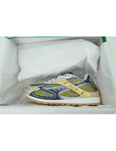 premium reps Bottega Veneta Orbit Denim Blue sneakers at Shoes Official. Shop iconic styles from top brands