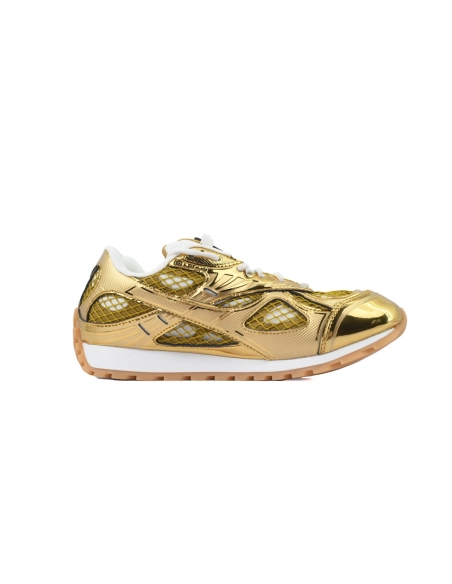 premium reps Bottega Veneta Orbit Sneaker Golden sneakers at Shoes Official. Shop iconic styles from top brands