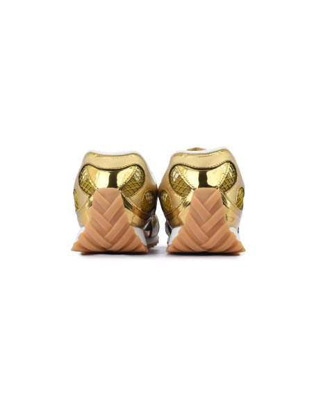 premium reps Bottega Veneta Orbit Sneaker Golden sneakers at Shoes Official. Shop iconic styles from top brands