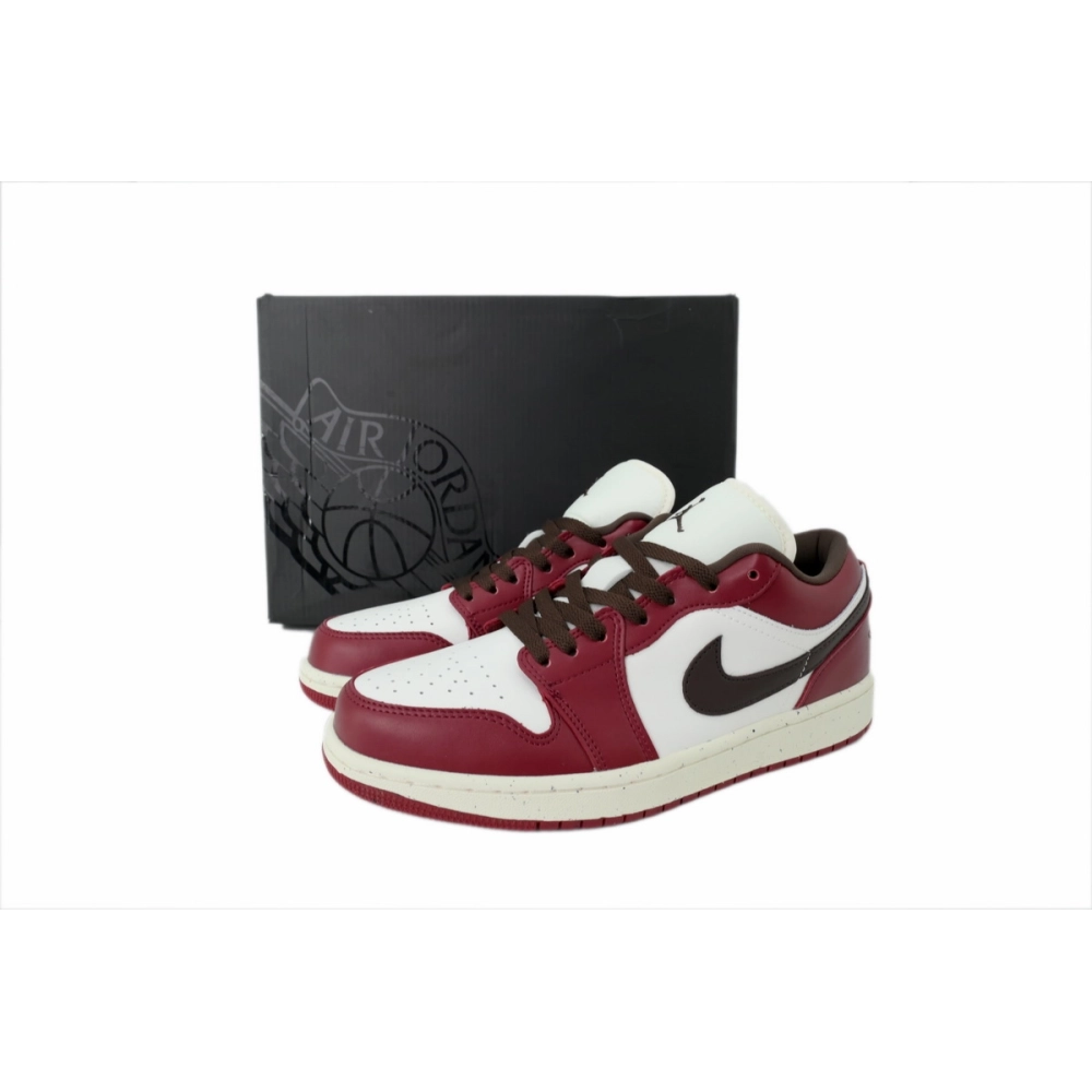 premium reps Air Jordan 1 Low SE Sail Baroque Brown Team RedIX5004-121 sneakers at Shoes Official. Shop iconic styles from top b