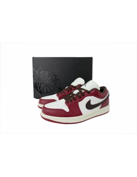 premium reps Air Jordan 1 Low SE Sail Baroque Brown Team RedIX5004-121 sneakers at Shoes Official. Shop iconic styles from top b
