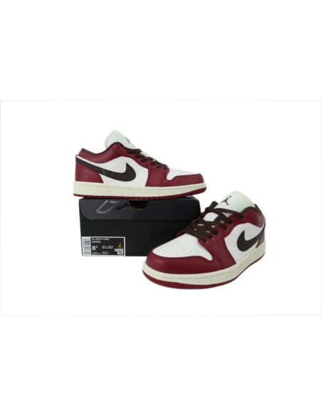 premium reps Air Jordan 1 Low SE Sail Baroque Brown Team RedIX5004-121 sneakers at Shoes Official. Shop iconic styles from top b