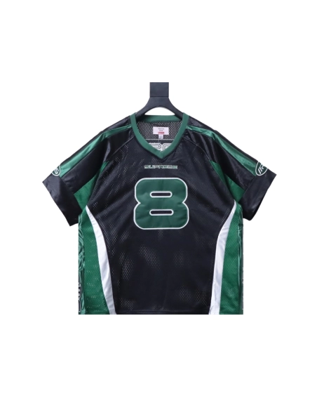 premium reps Supreme x Martine Rose Mesh American Style Short Sleeve Football Jersey Green sneakers at Shoes Official. Shop icon