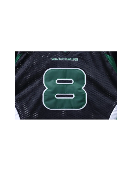 premium reps Supreme x Martine Rose Mesh American Style Short Sleeve Football Jersey Green sneakers at Shoes Official. Shop icon