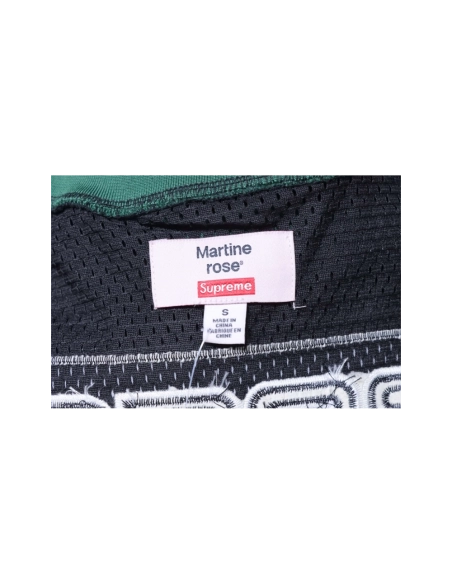 premium reps Supreme x Martine Rose Mesh American Style Short Sleeve Football Jersey Green sneakers at Shoes Official. Shop icon