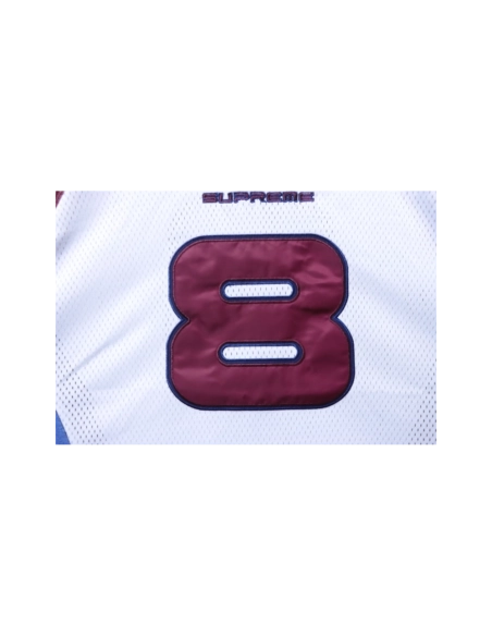 premium reps Supreme x Martine Rose Mesh American Style Short Sleeve Football Jersey White sneakers at Shoes Official. Shop icon