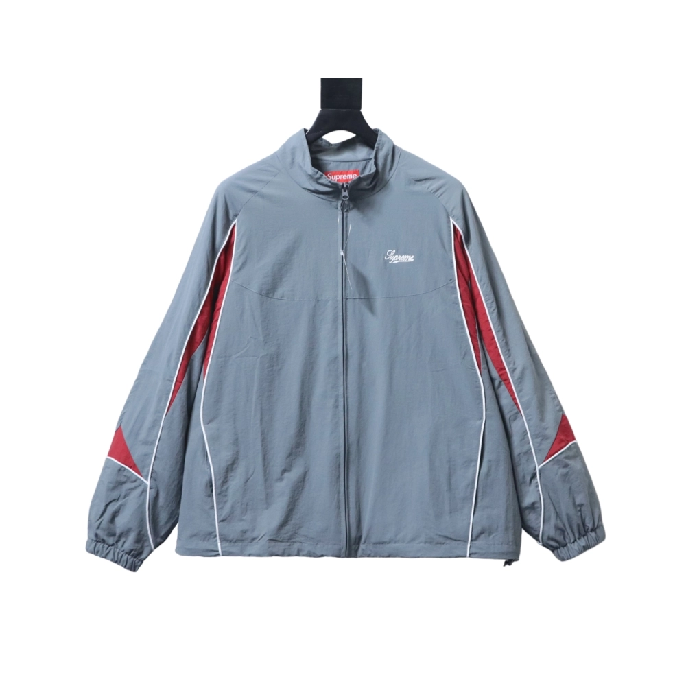 premium reps Supreme 25FW Contrast Piping Track Grey sneakers at Shoes Official. Shop iconic styles from top brands