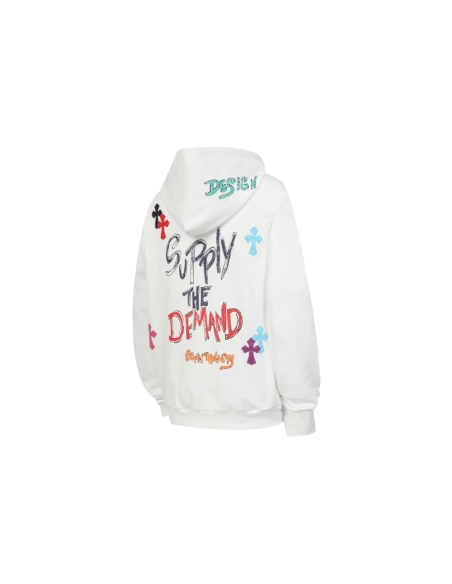 premium reps Chrome Hearts Multicolor Letter Print Hoodie Black White Grey sneakers at Shoes Official. Shop iconic styles from t