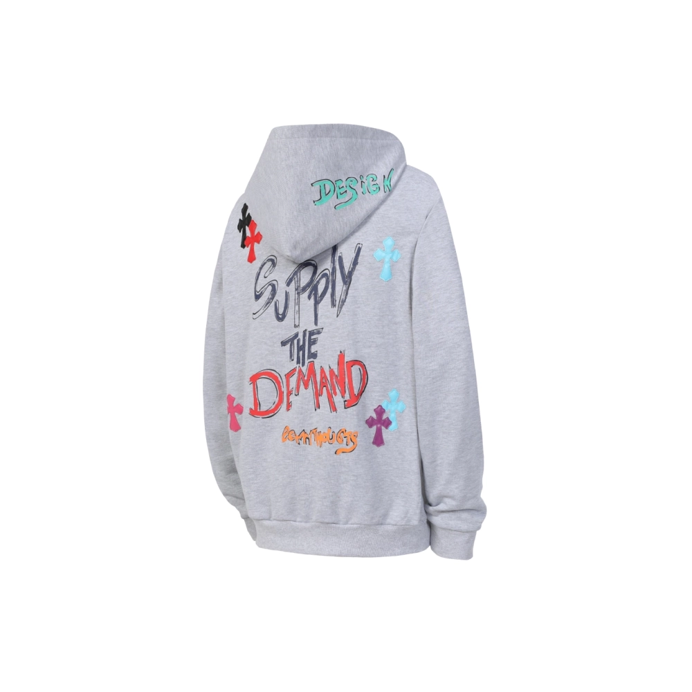 premium reps Chrome Hearts Multicolor Letter Print Hoodie Black White Grey sneakers at Shoes Official. Shop iconic styles from t