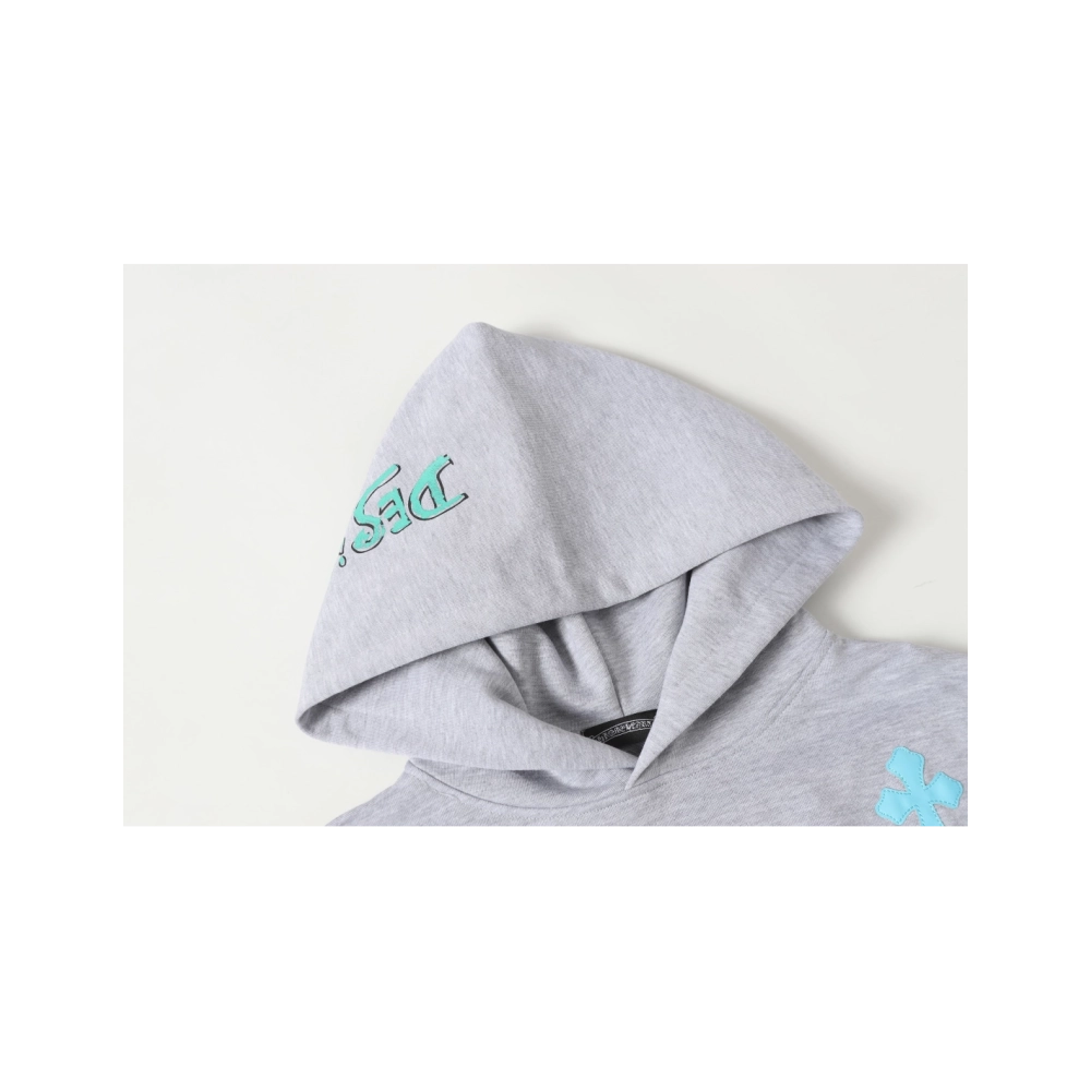 premium reps Chrome Hearts Multicolor Letter Print Hoodie Black White Grey sneakers at Shoes Official. Shop iconic styles from t