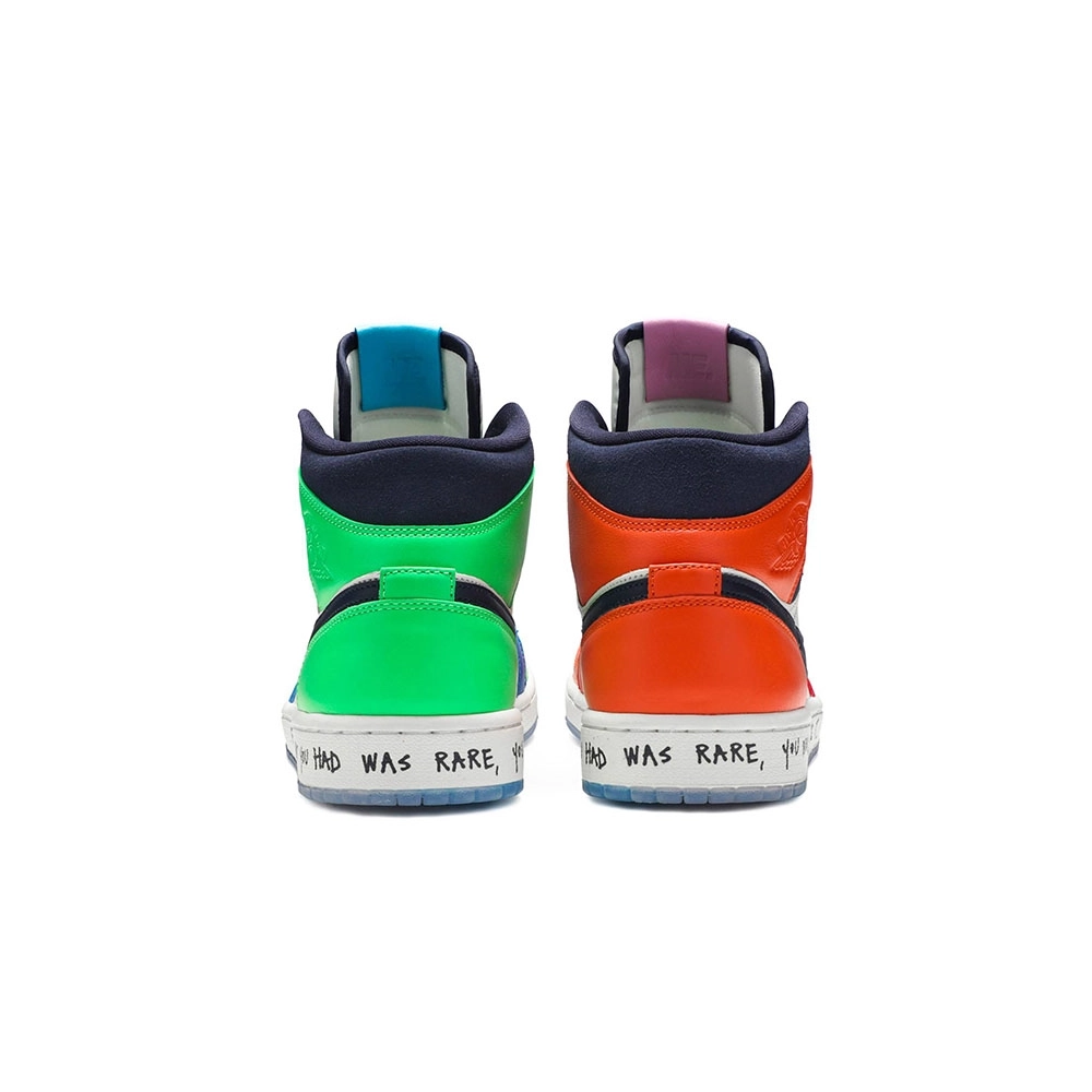 MELODY EHSANI X AIR JORDAN 1 MID FEARLESS CQ7629 100,AIR JORDAN 1 HIGH,Air Jordan