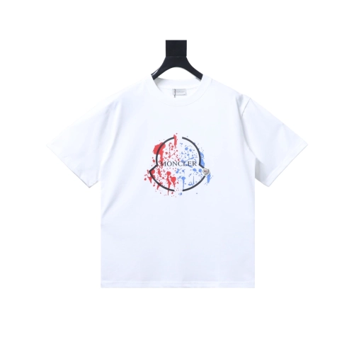 premium reps Moncler Colorful Paint-Splatter Logo T-Shirt White sneakers at Shoes Official. Shop iconic styles from top brands