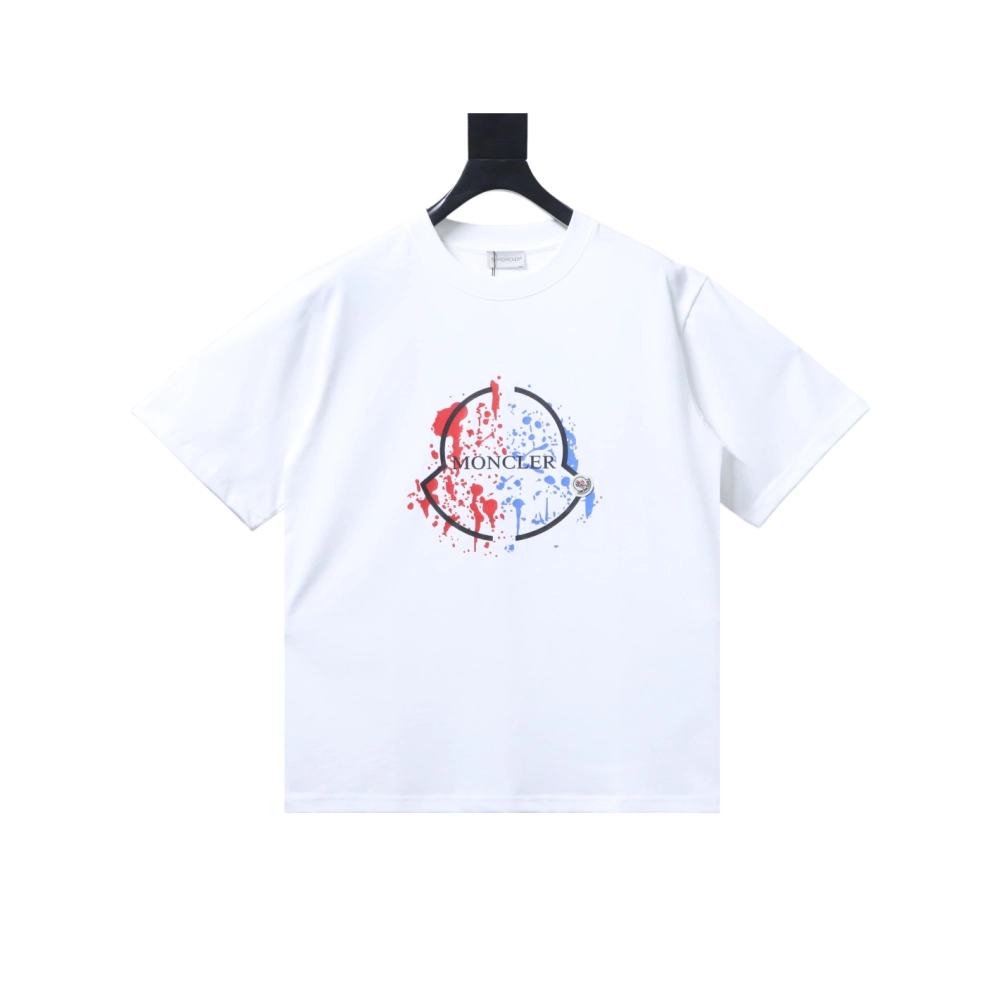 premium reps Moncler Colorful Paint-Splatter Logo T-Shirt White sneakers at Shoes Official. Shop iconic styles from top brands