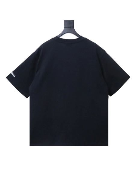 premium reps Balenciaga HBO Collaboration Embroidered Rose Bottle T-Shirt Black sneakers at Shoes Official. Shop iconic styles f