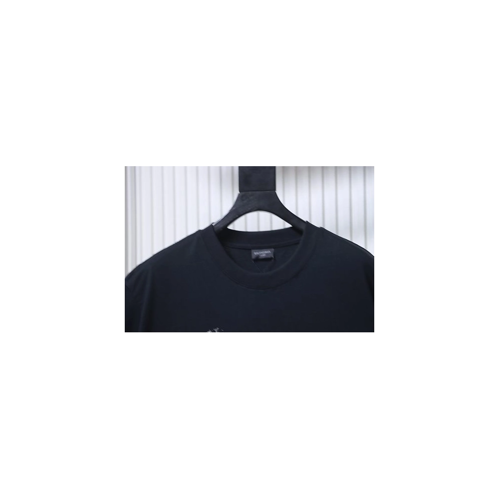 premium reps Balenciaga HBO Collaboration Embroidered Rose Bottle T-Shirt Black sneakers at Shoes Official. Shop iconic styles f