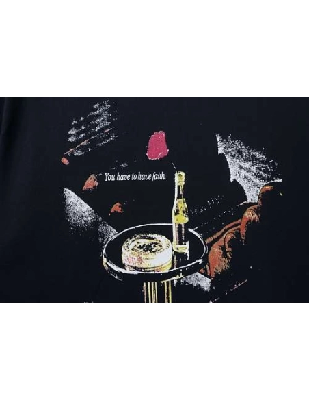 premium reps Balenciaga HBO Collaboration Embroidered Rose Bottle T-Shirt Black sneakers at Shoes Official. Shop iconic styles f