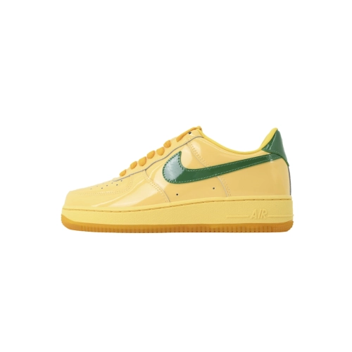 premium reps Nike Air Force 1 Low Patent Leather Topaz GoldIO4489-700 sneakers at Shoes Official. Shop iconic styles from top br
