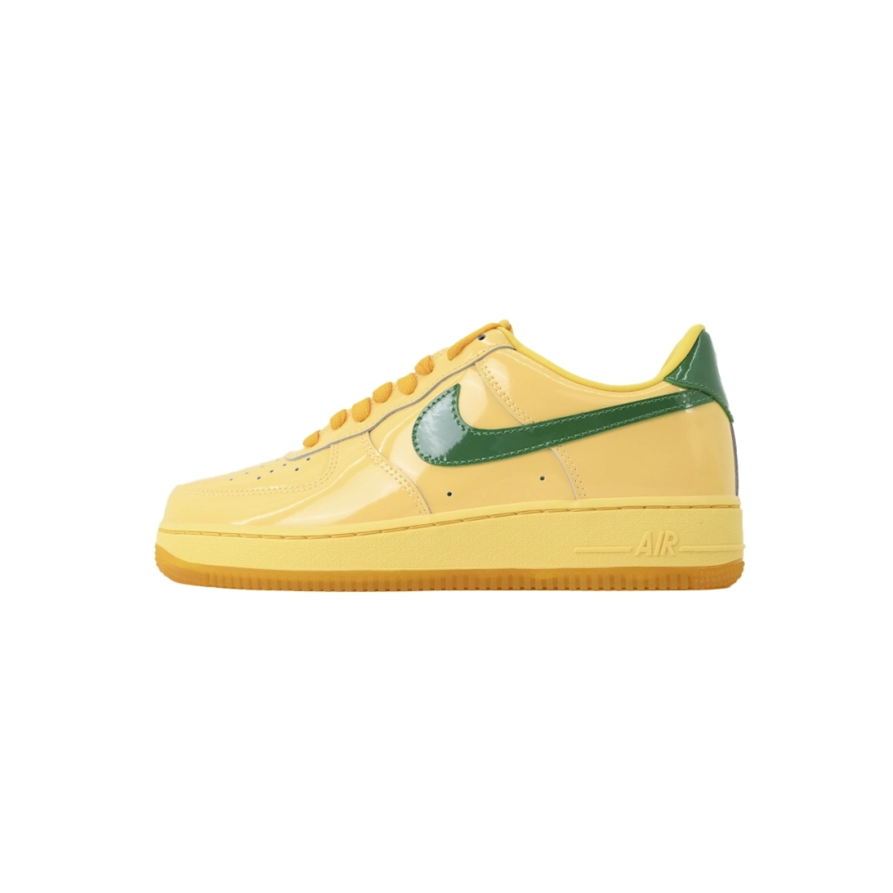 premium reps Nike Air Force 1 Low Patent Leather Topaz GoldIO4489-700 sneakers at Shoes Official. Shop iconic styles from top br