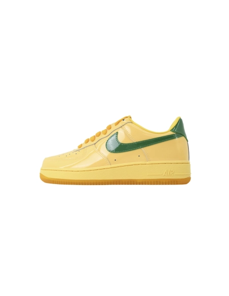 premium reps Nike Air Force 1 Low Patent Leather Topaz GoldIO4489-700 sneakers at Shoes Official. Shop iconic styles from top br