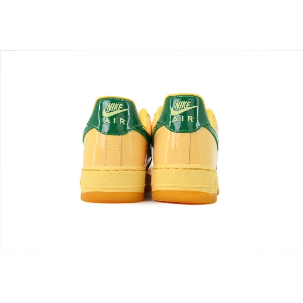 premium reps Nike Air Force 1 Low Patent Leather Topaz GoldIO4489-700 sneakers at Shoes Official. Shop iconic styles from top br