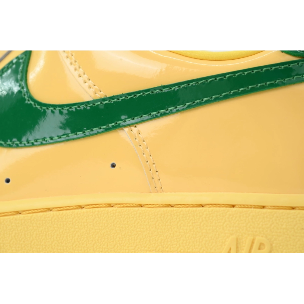premium reps Nike Air Force 1 Low Patent Leather Topaz GoldIO4489-700 sneakers at Shoes Official. Shop iconic styles from top br