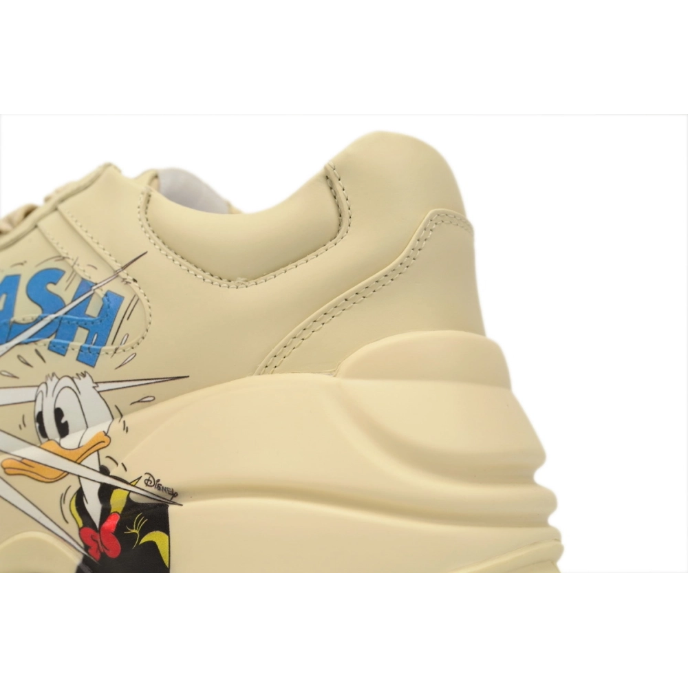 premium reps Gucci Rhyton x Disney Donald Duck sneakers at Shoes Official. Shop iconic styles from top brands